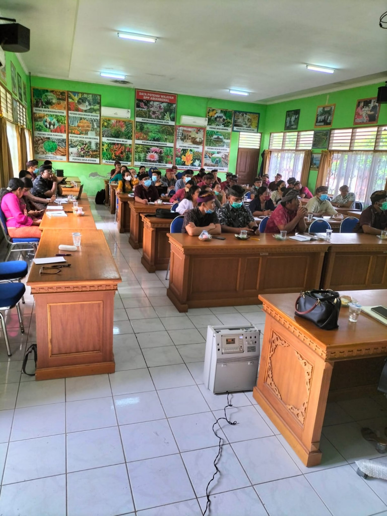 Penyusunan Peta Jalan SDGS Desa yang bertempat di BPP Kecamatan Abiansema